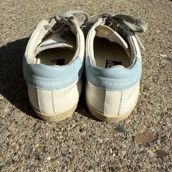 Golden Goose SUPERSTAR White Sky Blue Pink Glitter Limited Edition Sneakers 40 - Picture 5 of 7